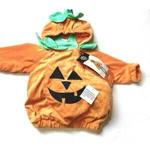 Hyde and Eek! Boutique Orange Infant Pumpkin, 6-12 Months - Halloween Costume